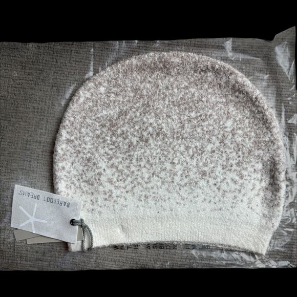 Barefoot Dreams Cozy Chic Lite Confetti Beanie Cream-Taupe One Size NWT Winter - Picture 7 of 9